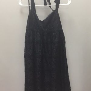 Betsey Johnson black halter dress size 6